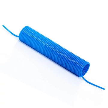 Spirálcső, PU, kék, 10m