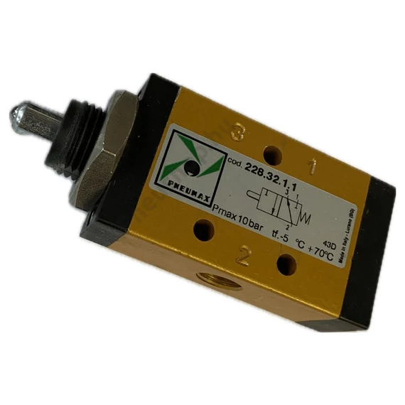 Nyomócsapos szelep  3/2 G1/8"