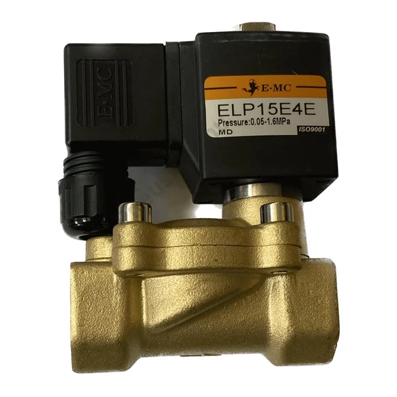 ELP Mágnesszelep, NC, 1/2 coll, EPDM, 24VDC, 0,5-16bar stekkerrel
