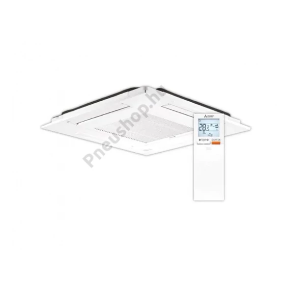 Mitsubishi dekorpanel 600x600-as rasztérbe illő kazettás beltérihez infrás szabályozással