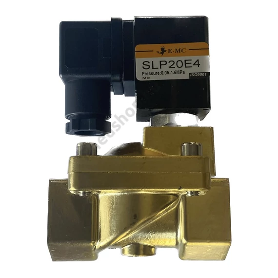 SLP Mágnesszelep, NC, 3/4 coll, NBR, 24VDC, 0,5-16bar stekkerrel