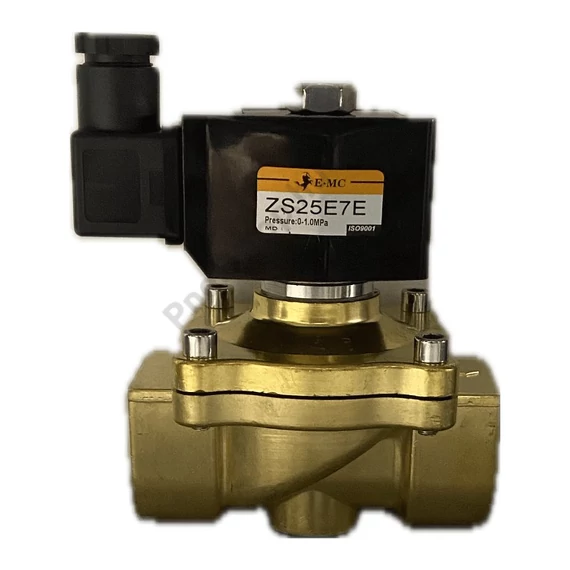 ZS1 Mágnesszelep, NC, 1 coll, EPDM, 24VAC, 0-10bar stekkerrel