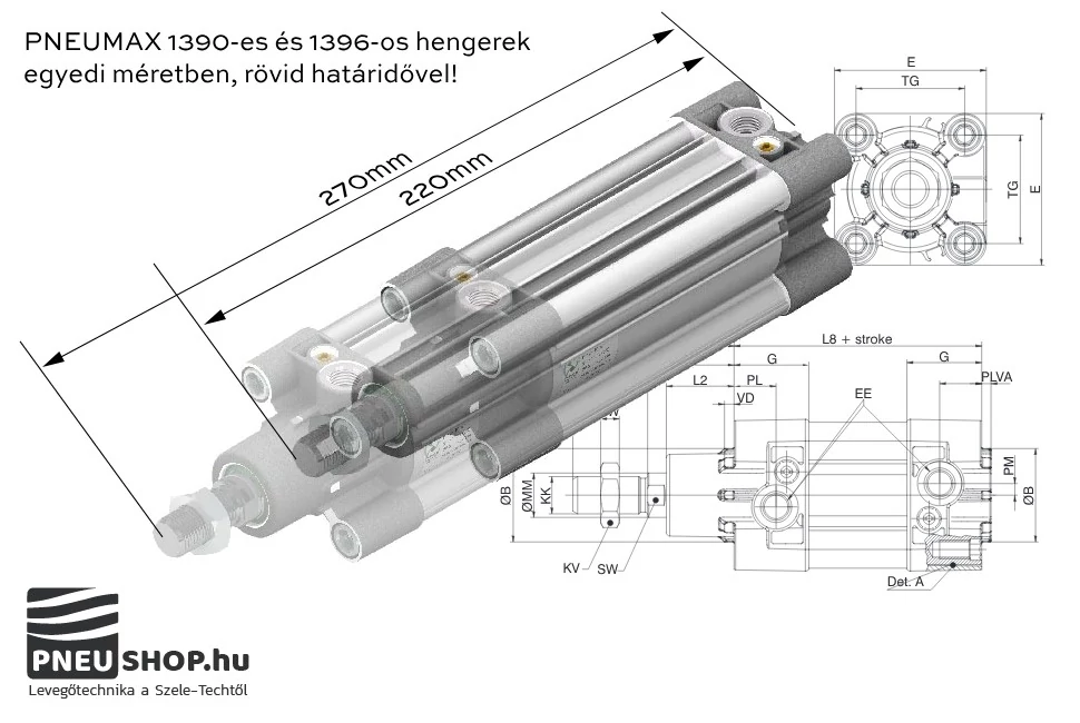 Egyedi henger méretek