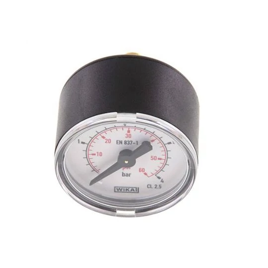 Manométer, hátsó 1/8 coll csatl., átm: 40mm, 0/4bar