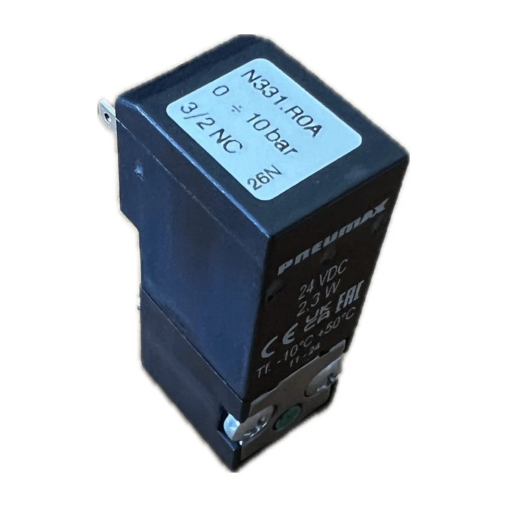 Mágnesszelep 3/2, NC,24V DC,lefele cs.