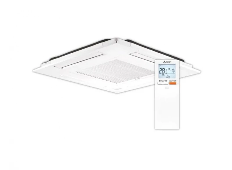 Mitsubishi dekorpanel 600x600-as rasztérbe illő kazettás beltérihez infrás szabályozással