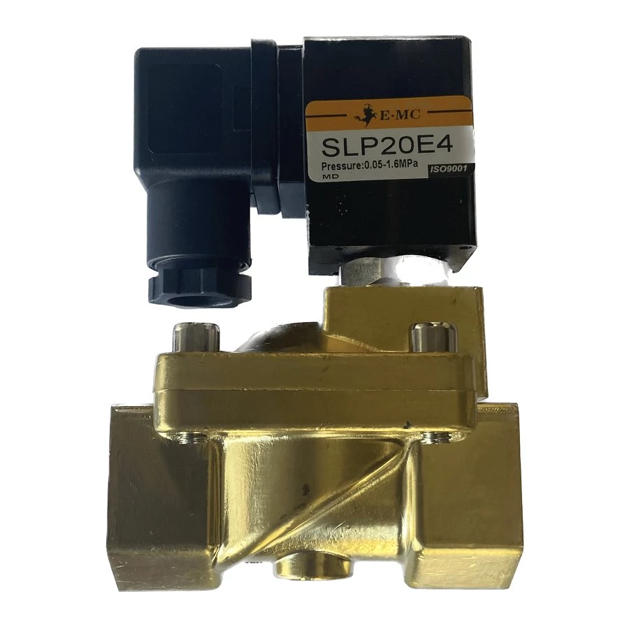 SLP Mágnesszelep, NC, 3/4 coll, NBR, 24VDC, 0,5-16bar stekkerrel