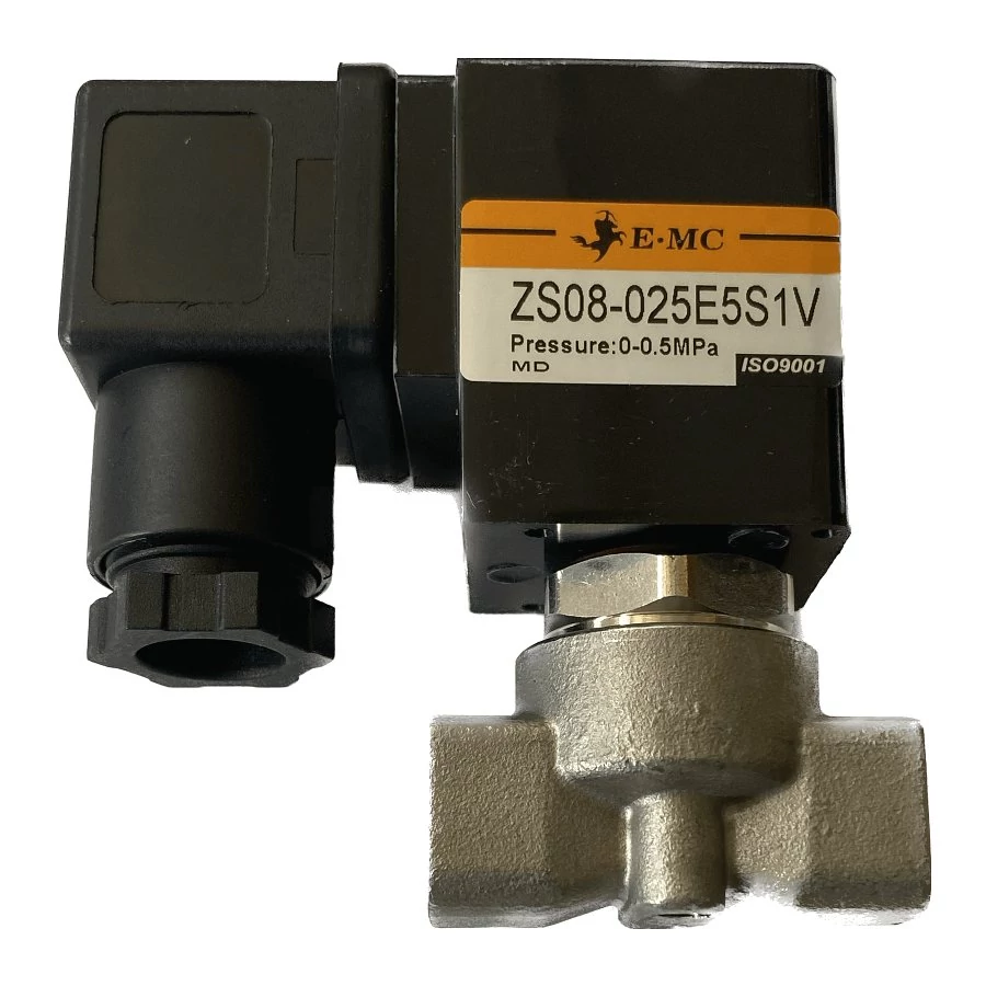 ZS1 Mágnesszelep, RM , NC, 1/4 coll, FKM, 24VDC, 0-7bar stekkerrel