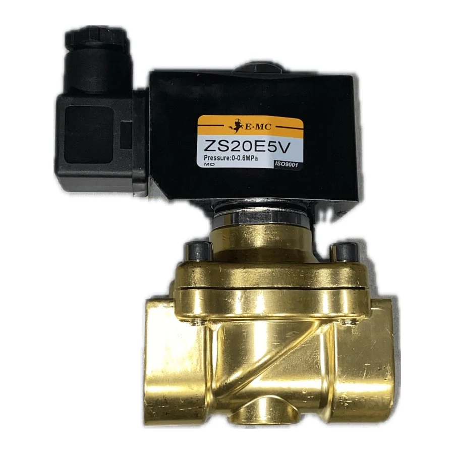 ZS1 Mágnesszelep, NC, 3/4 coll, FKM, 12VDC, 0-10bar stekkerrel